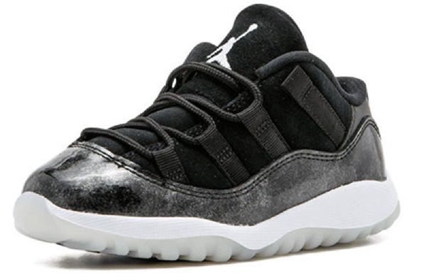 Nike Air Jordan 11 Retro Low Tops Td-kengät Lapsille Musta