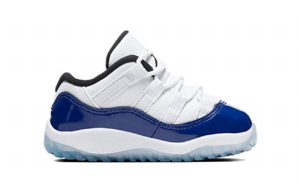 Nike Air Jordan 11 Retro Low Tops Td-kengät Lapsille Mustavalkoinen
