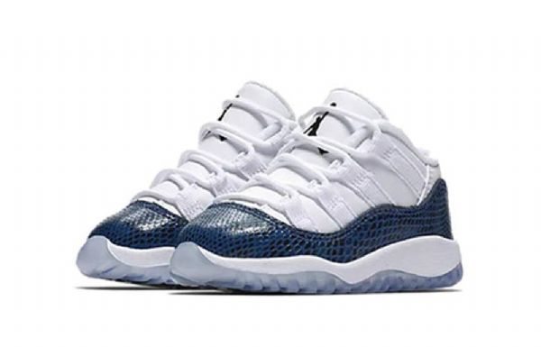Nike Air Jordan 11 Retro Low Tops Td-kengät Lapsille Tummansininen