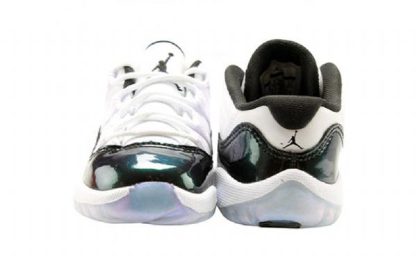 Nike Air Jordan 11 Retro Low Tops Td Koripallokengät Lapsille Valkoinen Vihreä