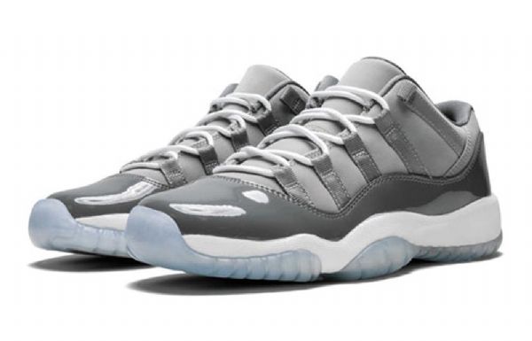 Nike Air Jordan 11 Retro Matalat Topit Bg Koripallokengät Miehille Harmaa