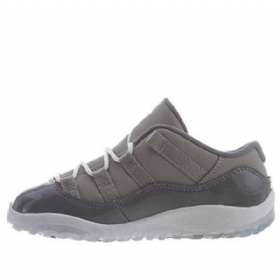 Nike Air Jordan 11 Retro Matalat Topit Bt Koripallokengät Lapsille Harmaa