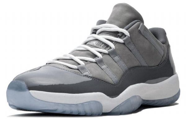 Nike Air Jordan 11 Retro Matalat Topit Koripallokengät Miehille Harmaa