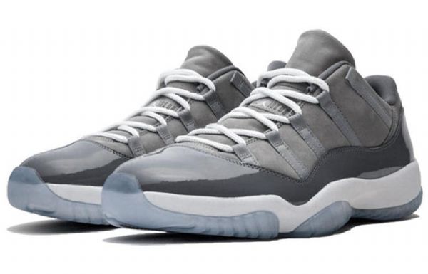 Nike Air Jordan 11 Retro Matalat Topit Koripallokengät Miehille Harmaa