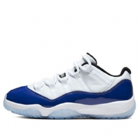 Nike Air Jordan 11 Retro Matalat Topit Koripallokengät Naisille Musta Valkoinen