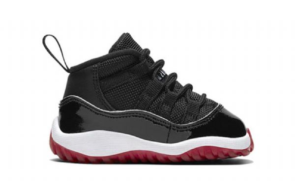 Nike Air Jordan 11 Retro Td Kengät Lapsille Musta Punainen
