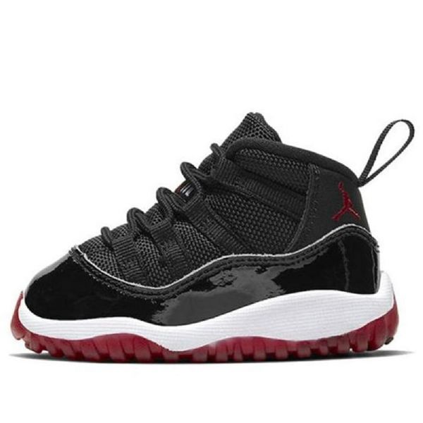 Nike Air Jordan 11 Retro Td Kengät Lapsille Musta Punainen
