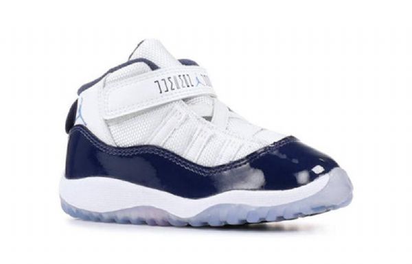 Nike Air Jordan 11 Retro Td Kengät Lapsille Valkoinen Laivastonsininen