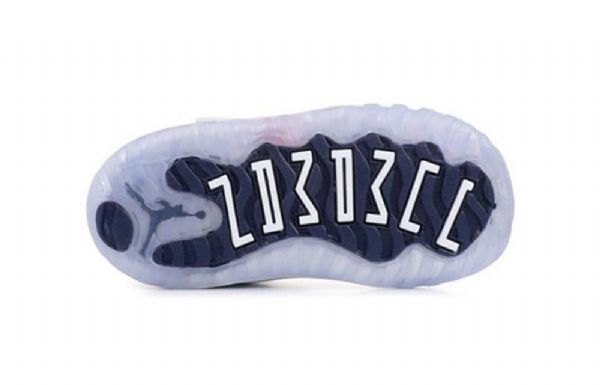 Nike Air Jordan 11 Retro Td Kengät Lapsille Valkoinen Laivastonsininen