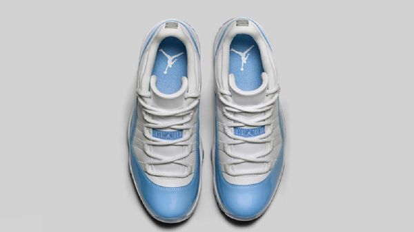 Nike Air Jordan 11 Unc Kengät Miehille Valkoinen Sininen