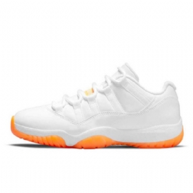 Nike Air Jordan Retro 11 Matalat Sitruskengät Naisille Valkoiset
