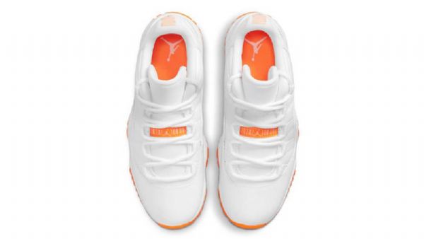 Nike Air Jordan Retro 11 Matalat Sitruskengät Naisille Valkoiset