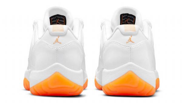 Nike Air Jordan Retro 11 Matalat Sitruskengät Naisille Valkoiset