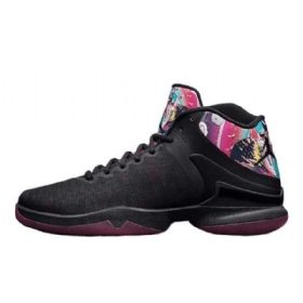 Nike Air Jordan Super Fly 4 Po Kiinalaisen Uudenvuoden Kengät Miehille Mustat