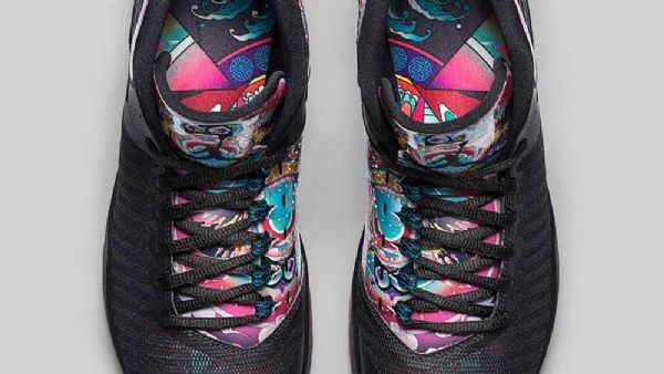 Nike Air Jordan Super Fly 4 Po Kiinalaisen Uudenvuoden Kengät Miehille Mustat