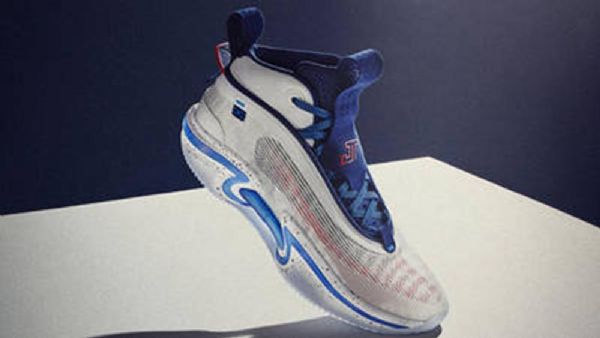 Nike Air Jordan 36 Jayson Tatum Kengät Miehille Valkoinen Sininen