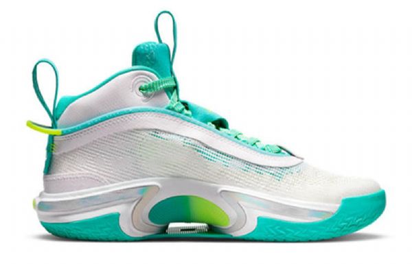 Nike Guo Ailun Air Jordan 36 Gs Koripallokengät Miehille Vihreä Valkoinen
