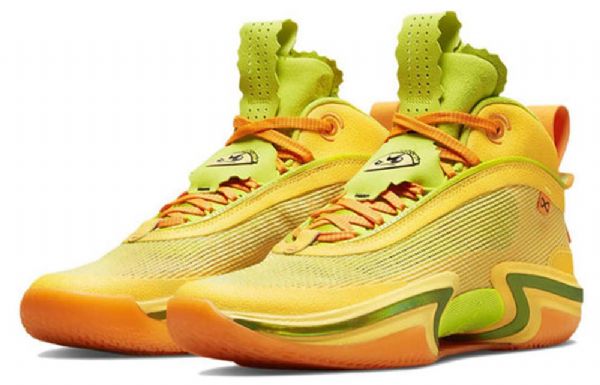 Nike Jayson Tatum Air Jordan 36 Nitro-lenkkarit Miehille Keltainen