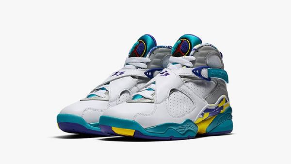 Nike Air Jordan 8 Kengät Miehille Valkoinen
