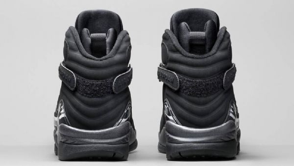 Nike Air Jordan 8 Kromikengät Miehille Musta