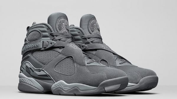 Nike Air Jordan 8 Miesten Kengät Harmaa