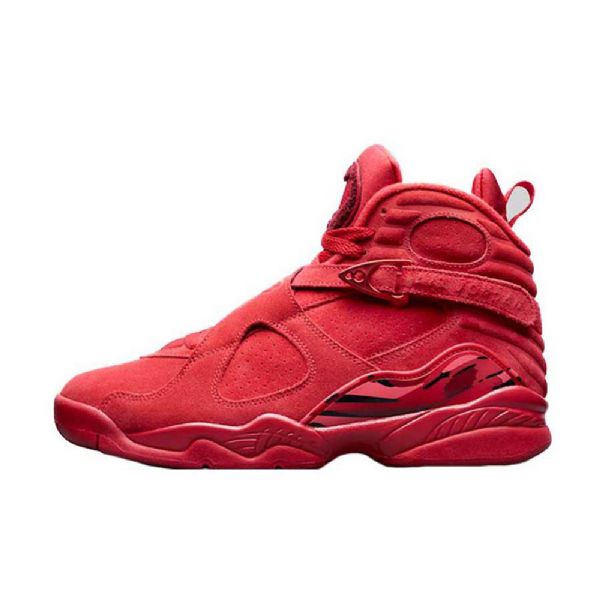 Nike Air Jordan 8 Miesten Ystävänpäiväkengät Punainen
