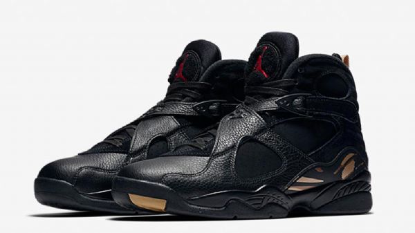 Nike Air Jordan 8 Ovo Kengät Miehille Mustat