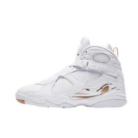 Nike Air Jordan 8 Ovo Kengät Miehille Valkoiset