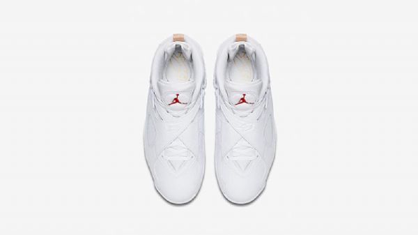 Nike Air Jordan 8 Ovo Kengät Miehille Valkoiset