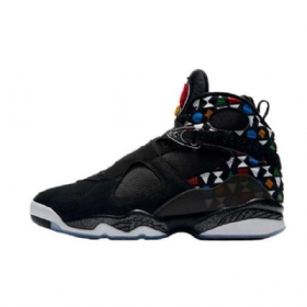 Nike Air Jordan 8 Quai 54 Miesten Kengät Musta