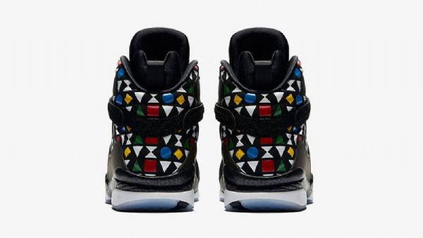 Nike Air Jordan 8 Quai 54 Miesten Kengät Musta