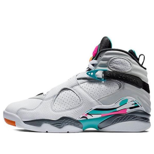 Nike Air Jordan 8 Retro Koripallokengät Miehille Harmaa