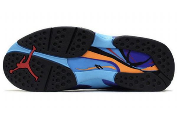 Nike Air Jordan 8 Retro Koripallokengät Miehille Musta Violetti