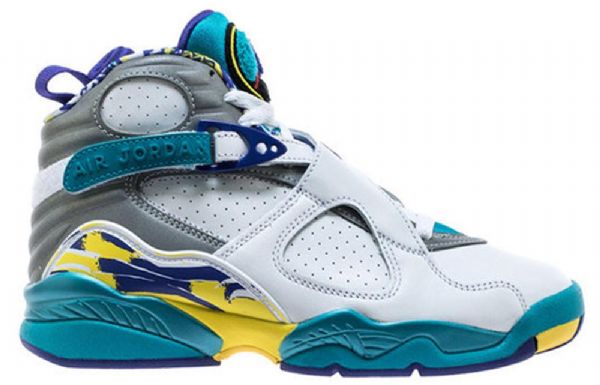 Nike Air Jordan 8 Retro Koripallokengät Naisille Valkoinen