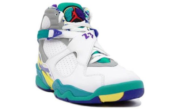Nike Air Jordan 8 Retro Koripallokengät Naisille Valkoinen