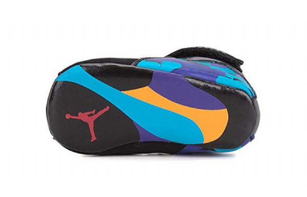 Nike Air Jordan 8 Retro Td Kengät Lapsille Musta Harmaa