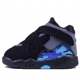 Nike Air Jordan 8 Retro Td Kengät Lapsille Valkoinen Violetti