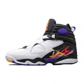 Nike Air Jordan 8 Retro Three Times A Charm Kengät Miehille Valkoinen Musta
