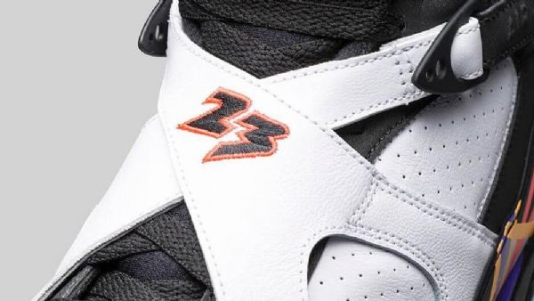 Nike Air Jordan 8 Retro Three Times A Charm Kengät Miehille Valkoinen Musta