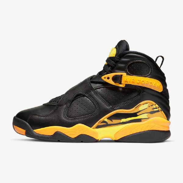 Nike Air Jordan 8 Retrokengät Naisille Musta Keltainen