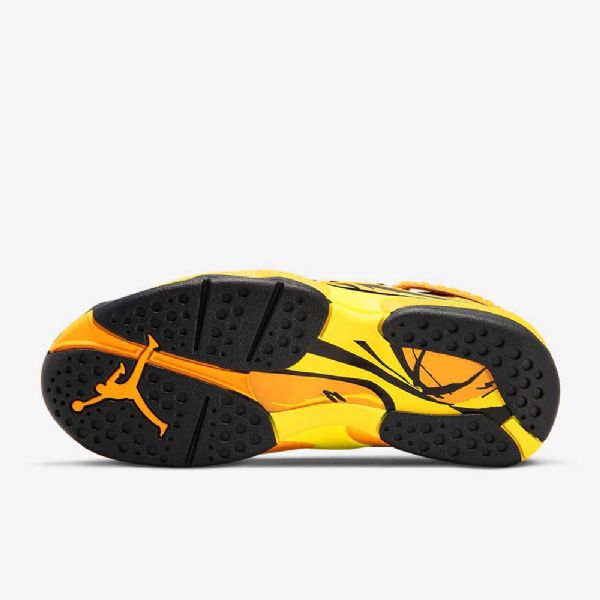 Nike Air Jordan 8 Retrokengät Naisille Musta Keltainen