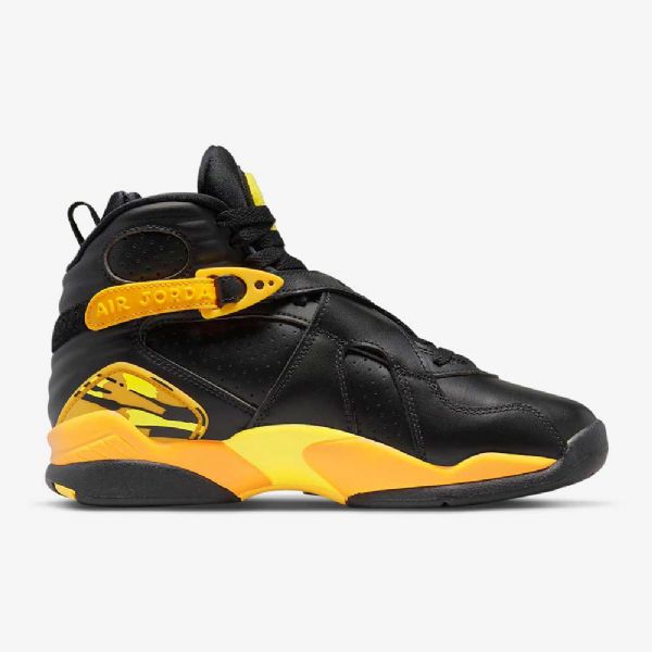 Nike Air Jordan 8 Retrokengät Naisille Musta Keltainen
