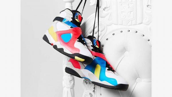Nike Air Jordan 8 Sp Retro Se Kengät Miehille Valkoinen Monivärinen