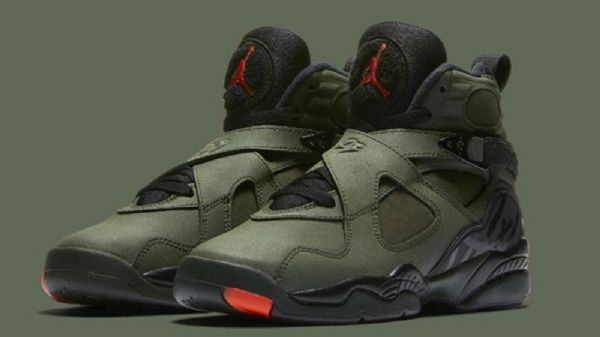 Nike Air Jordan 8 Take Flight Kengät Miehille Army Vihreä