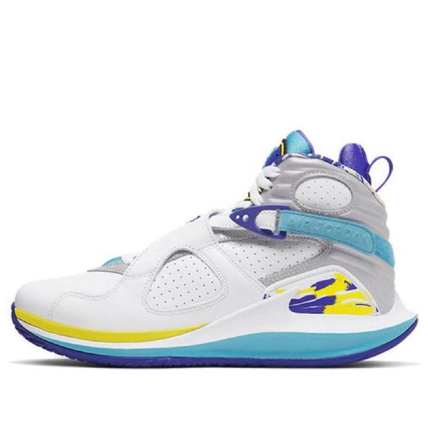 Nike Nikecourt Air Zoom Zero Air Jordan 8 Retro Koripallokengät Naisille Valkoinen Violetti