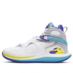 Nike Nikecourt Air Zoom Zero Air Jordan 8 Retro Koripallokengät Naisille Valkoinen Violetti