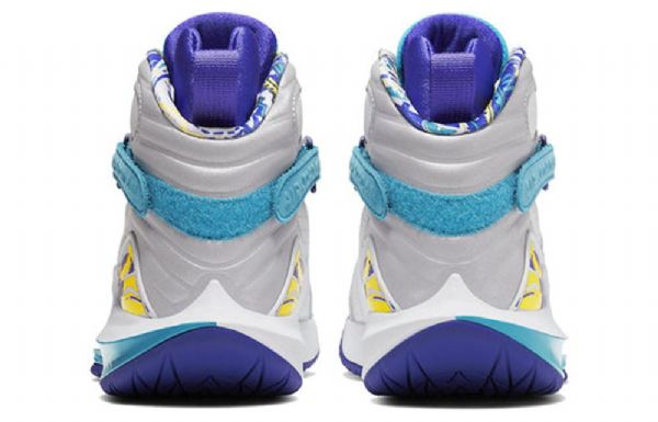 Nike Nikecourt Air Zoom Zero Air Jordan 8 Retro Koripallokengät Naisille Valkoinen Violetti