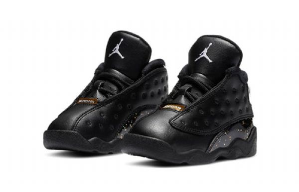 Kultaiset Nike Air Jordan Retro 13 Td Kengät Lapsille