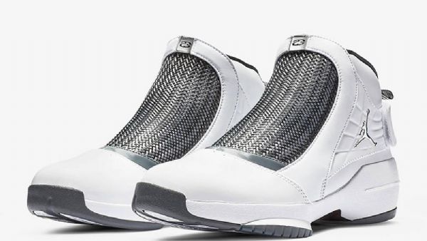 Nike Air Jordan 19 Flint Kengät Miehille Valkoinen