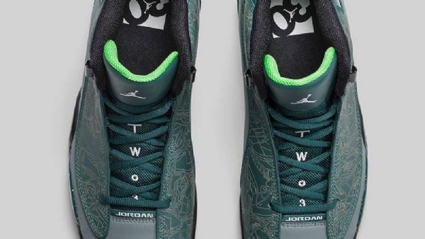 Nike Air Jordan Dub Zero Kengät Miehille Sinivihreä